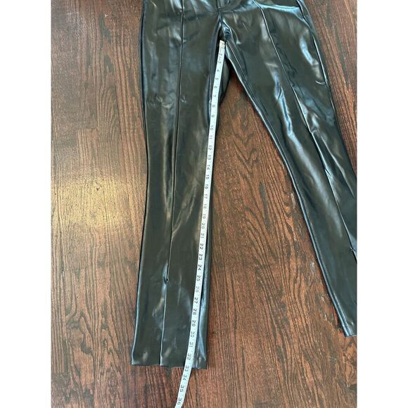 Abercrombie & Fitch Skinny Ultra High Rise Pants Leather Curve Love Size 8L - Picture 12 of 13